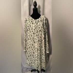 Floral Button-Up Dress